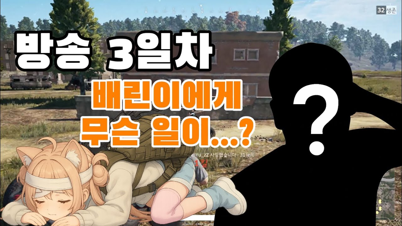 방송 3일차 하꼬 배린이에게 생긴 놀라운 일 #배그 #배린이 #미냐호