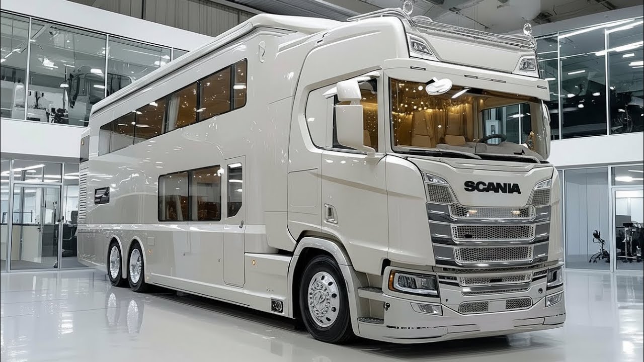 World&rsquo;s Craziest Motorhome! 😳 2026 Scania Double Decker 6x6 | Luxury on Another Level&rdquo;