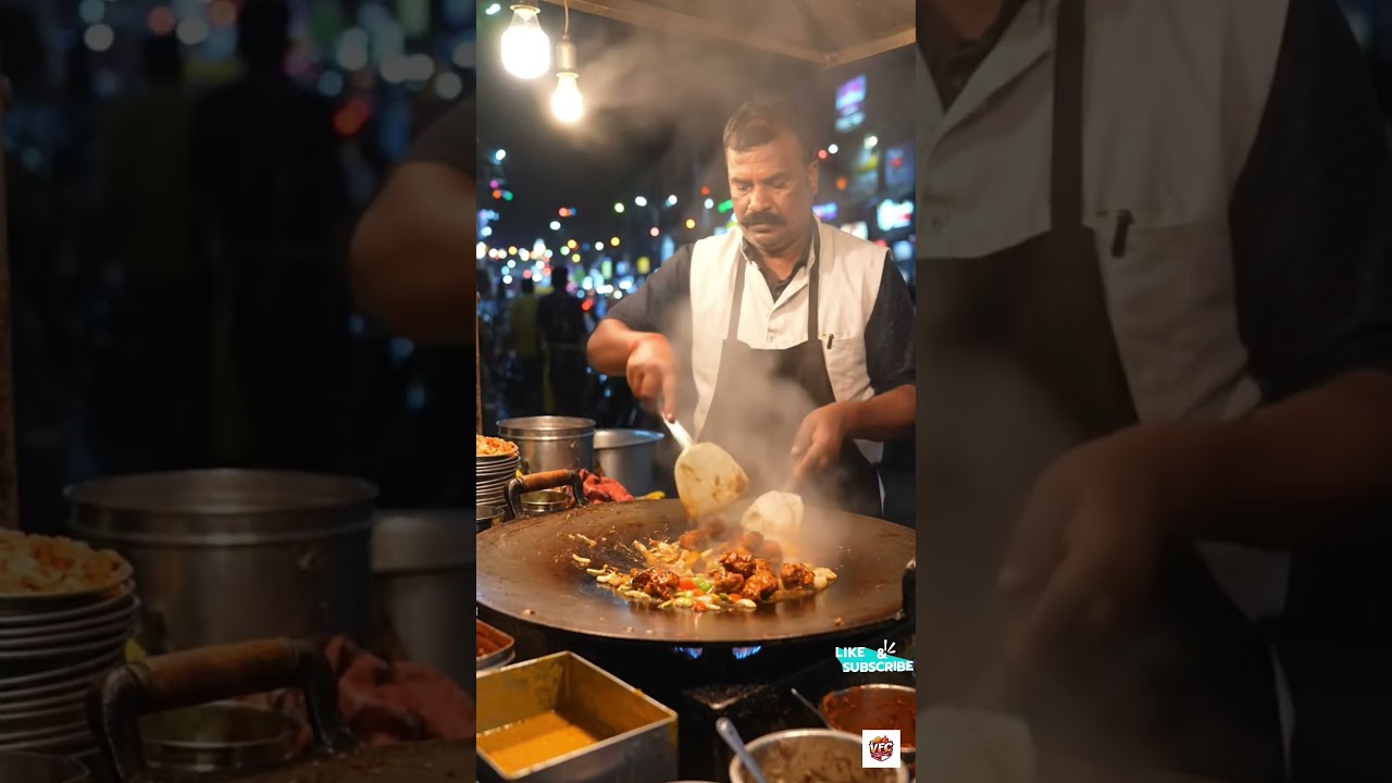 Street Style Chicken ASMR 🔥#StreetFoodASMR #ChickenASMR #IndianStreetFood #ASMRFood #StreetStyle