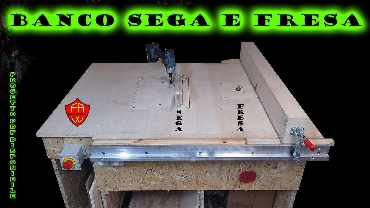 BANCO SEGA E FRESA 2 IN 1 FAI DA TE