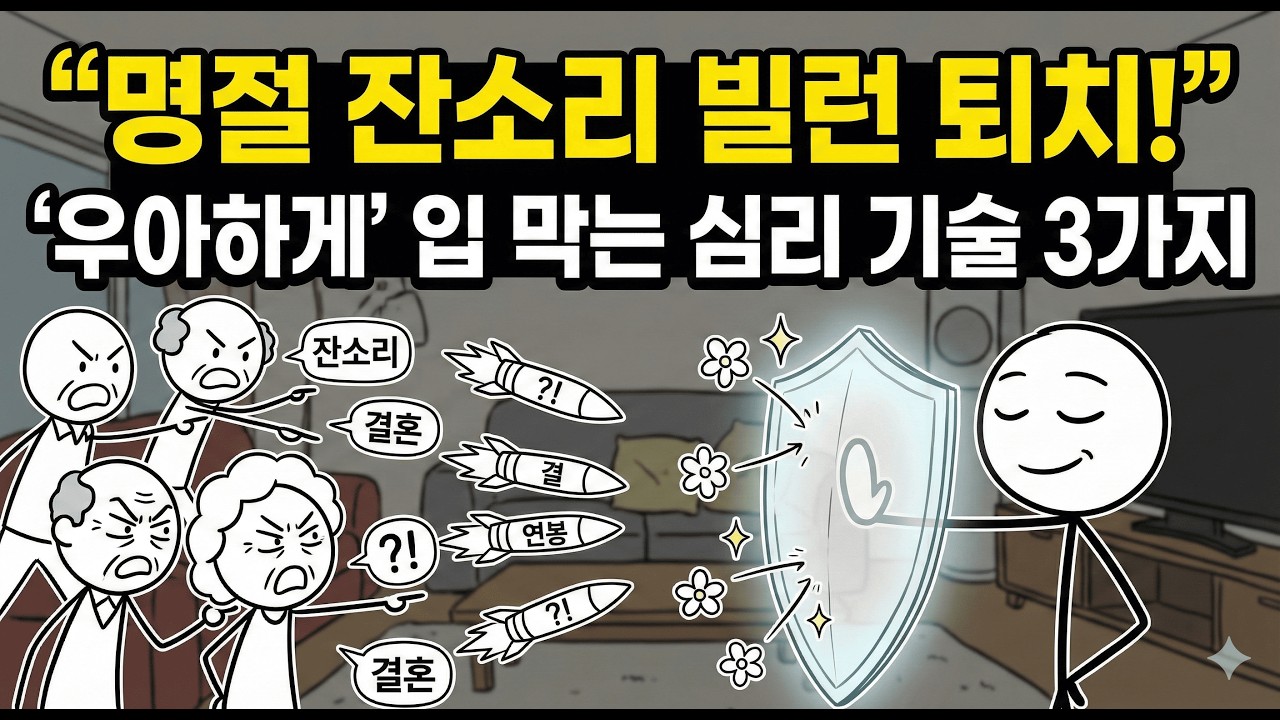 고향 집 앞 골목길에서 한숨 쉬고 계신가요? 3040 미혼의 명절을 ‘서바이벌’에서 ‘우아한 승리’로 바꾸는 법