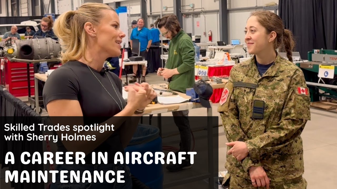 A Career In Aircraft Maintenance | Sherry Holmes explores