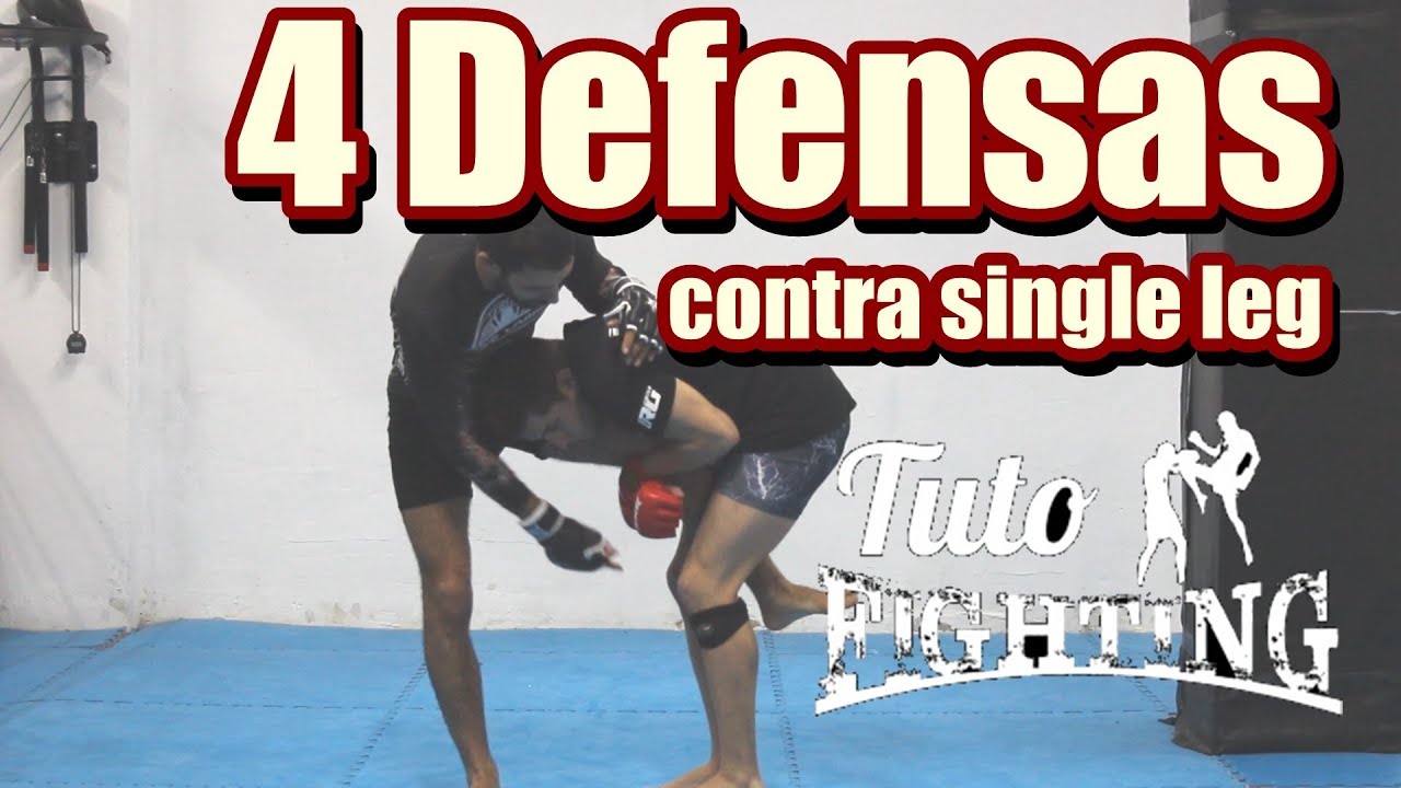 4 Defensas contra derribo de una pierna / 4 Sigle leg takedown defenses | TutoFighting