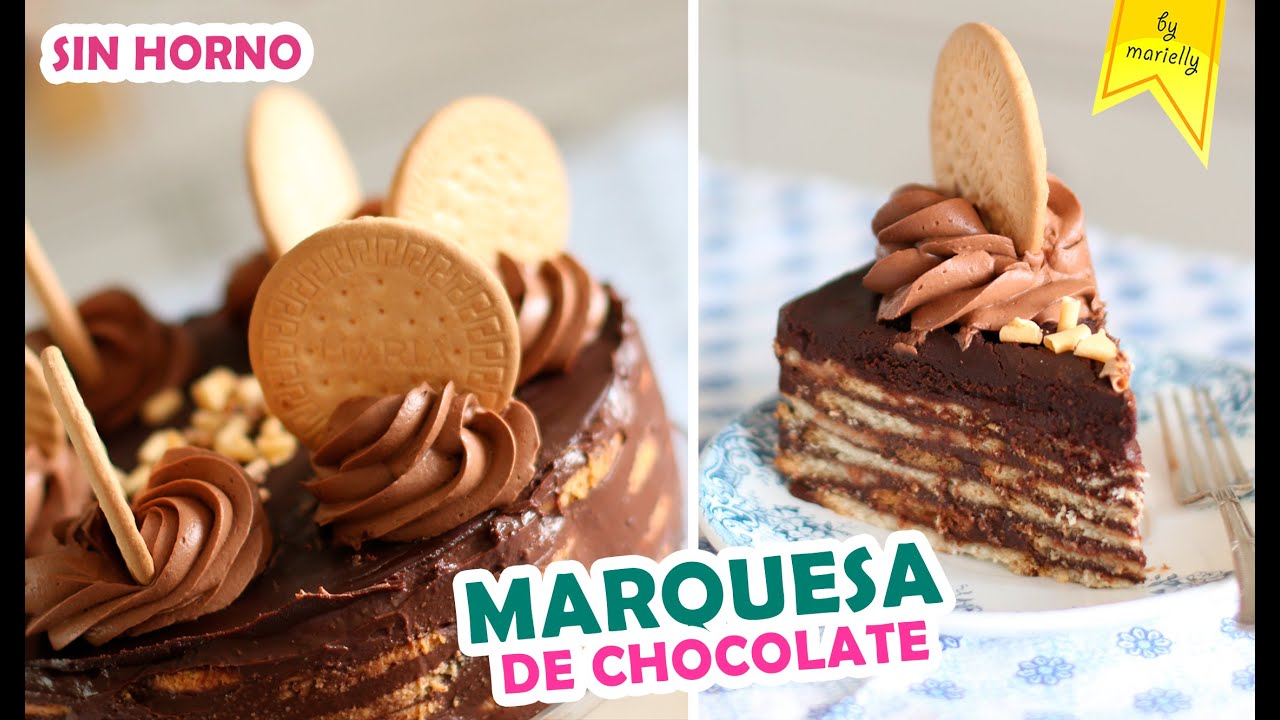 MARQUESA DE CHOCOLATE PERFECTA y SIN HORNO 🍫 By Marielly