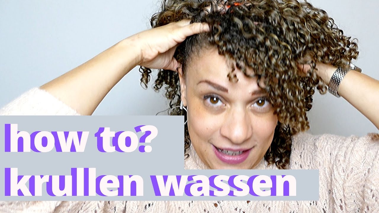 KRULLEN WASSEN | Wash Day routine: KRULLEND HAAR WASSEN (met Sayn)