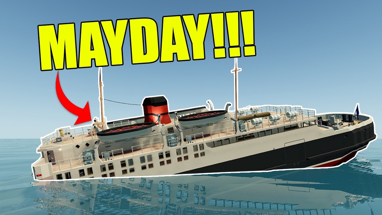 Massive Car Ferry Sinks With $10,000,000 Car On Board!!! | Stormworks Multiplayer