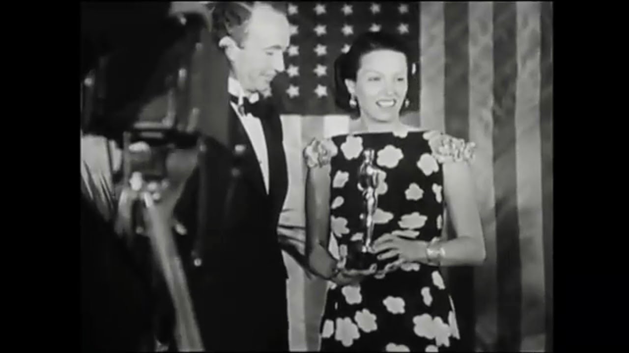 Walter Brennan & Gale Sondergaard @ 9th Academy Awards (Oscars of 1937)