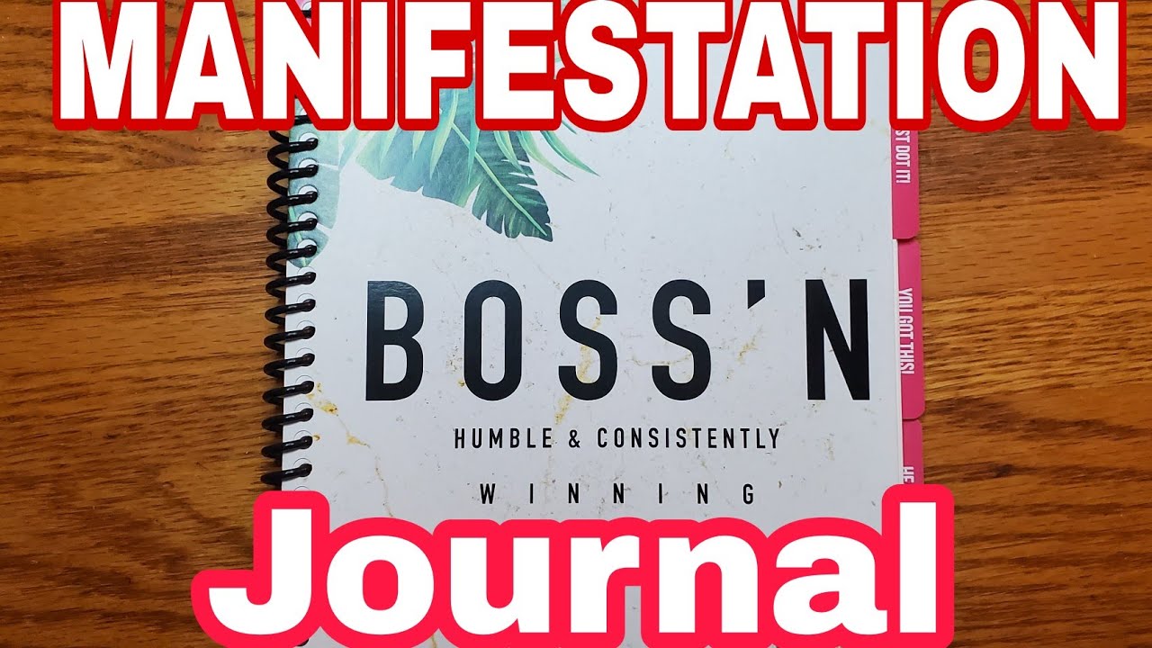 BOSS'N MANIFESTATION JOURNAL by Candy Dreams (FLIP THROUGH)