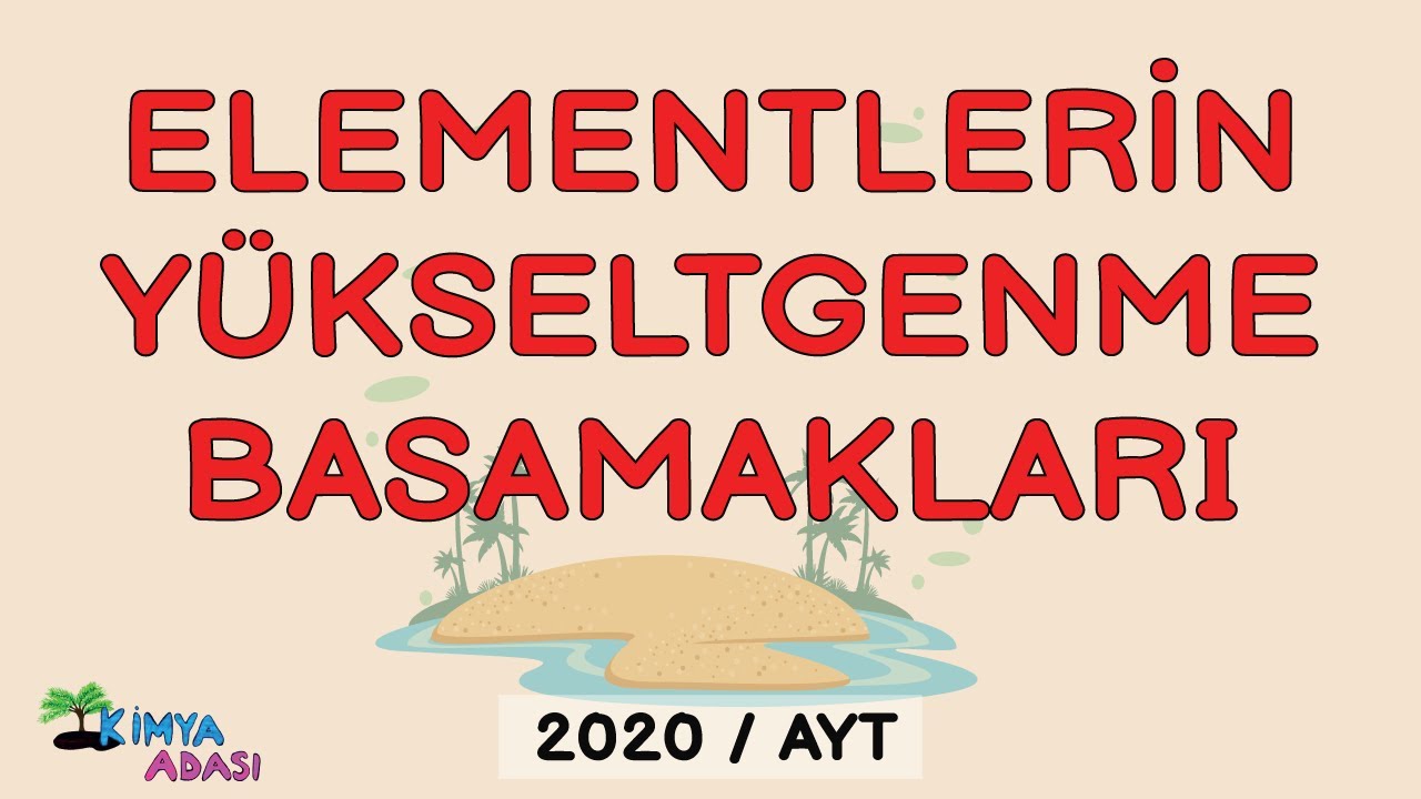 K6 - Elementlerin Yükseltgenme Basamakları