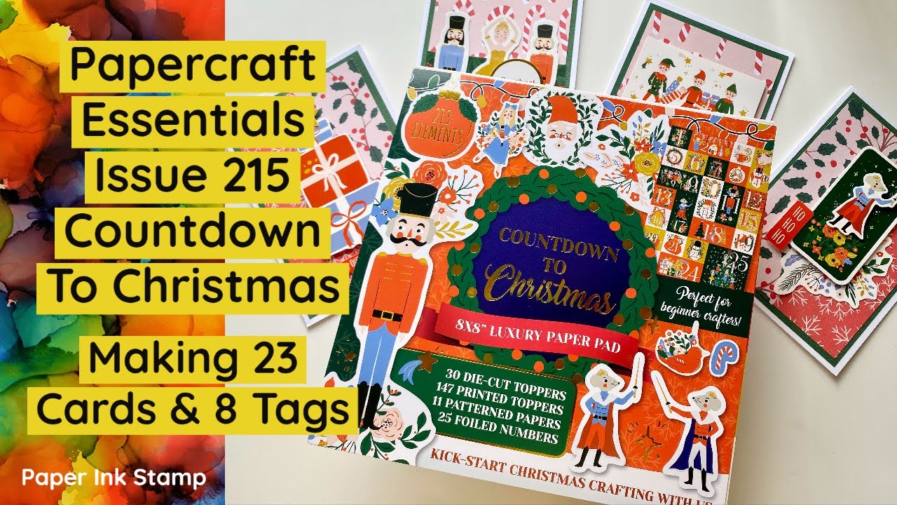 Papercraft Essentials Issue 215 // Using The Paper Pad To Make 23 Cards! Collab with @dropofsunshine