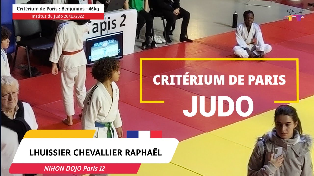 Judo Paris Benjamin Raphaël Lhuissier Chevallier