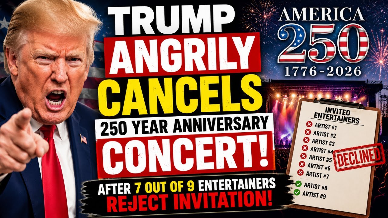 America 250 Concert Canceled?