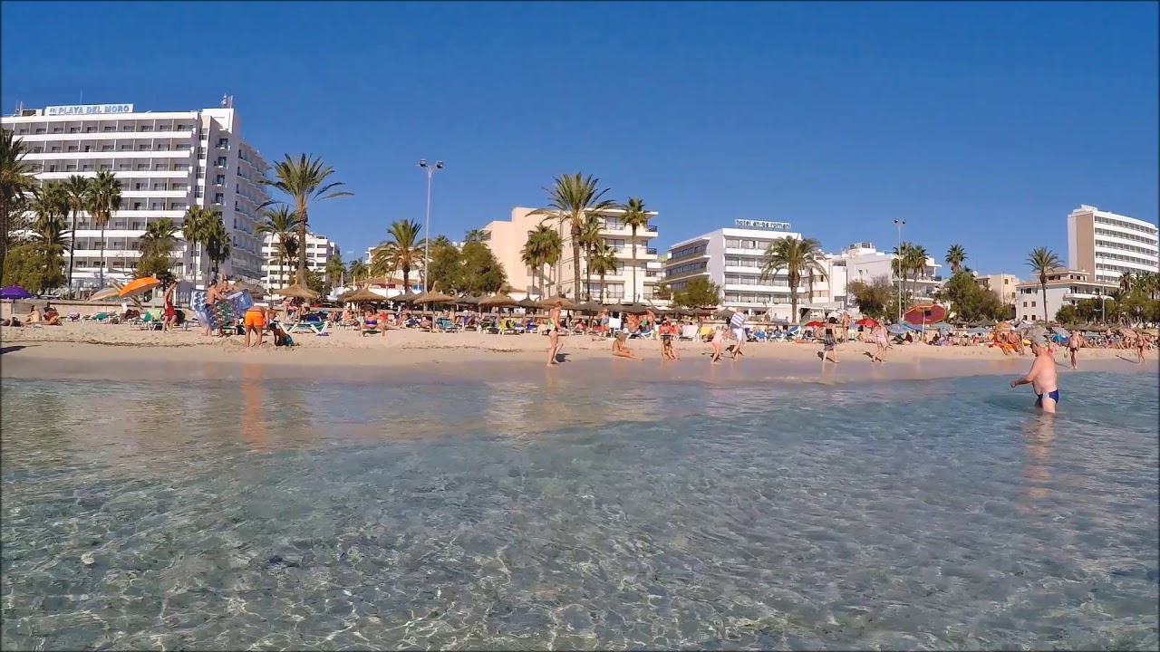 Cala Millor Strand Mallorca GoPro Video Oktober 2017 HD