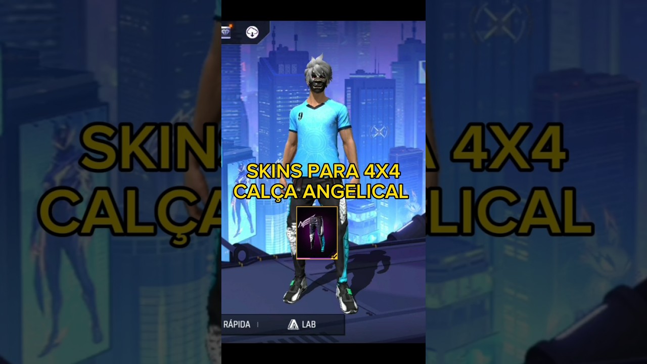skins para 4x4 calça angelical azul 