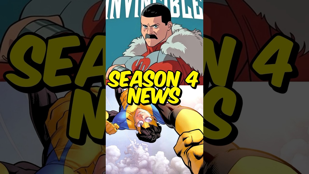 Invincible SEASON 4 NEWS‼️ | #shorts #invincible #invincibleseason3