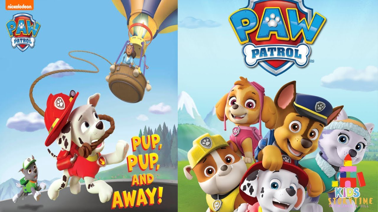 🚒🧯 Kids Book Read Aloud: Paw Patrol : Pup Pup, and Away by Nickelodeon