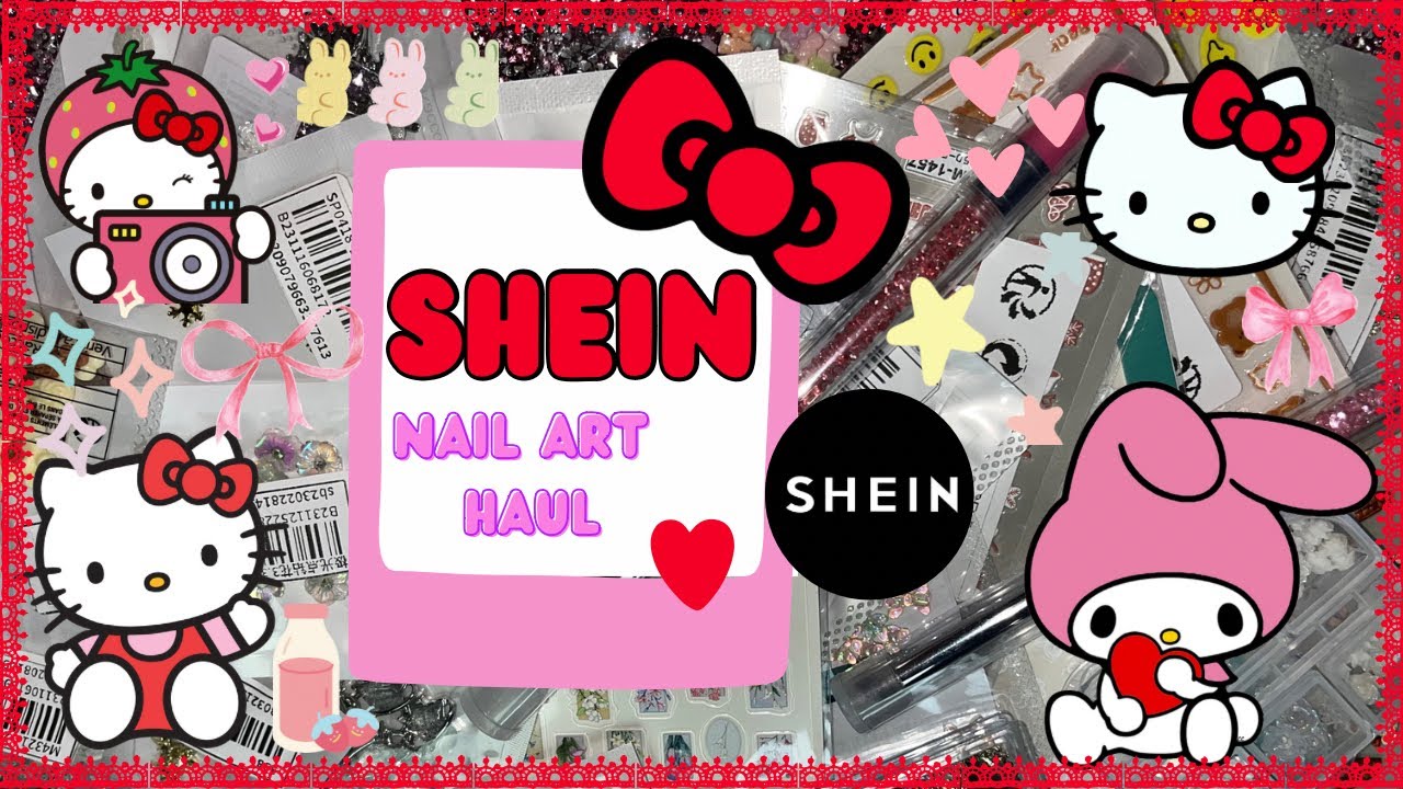 SHEIN nail art haul ☕️✨💅🏼