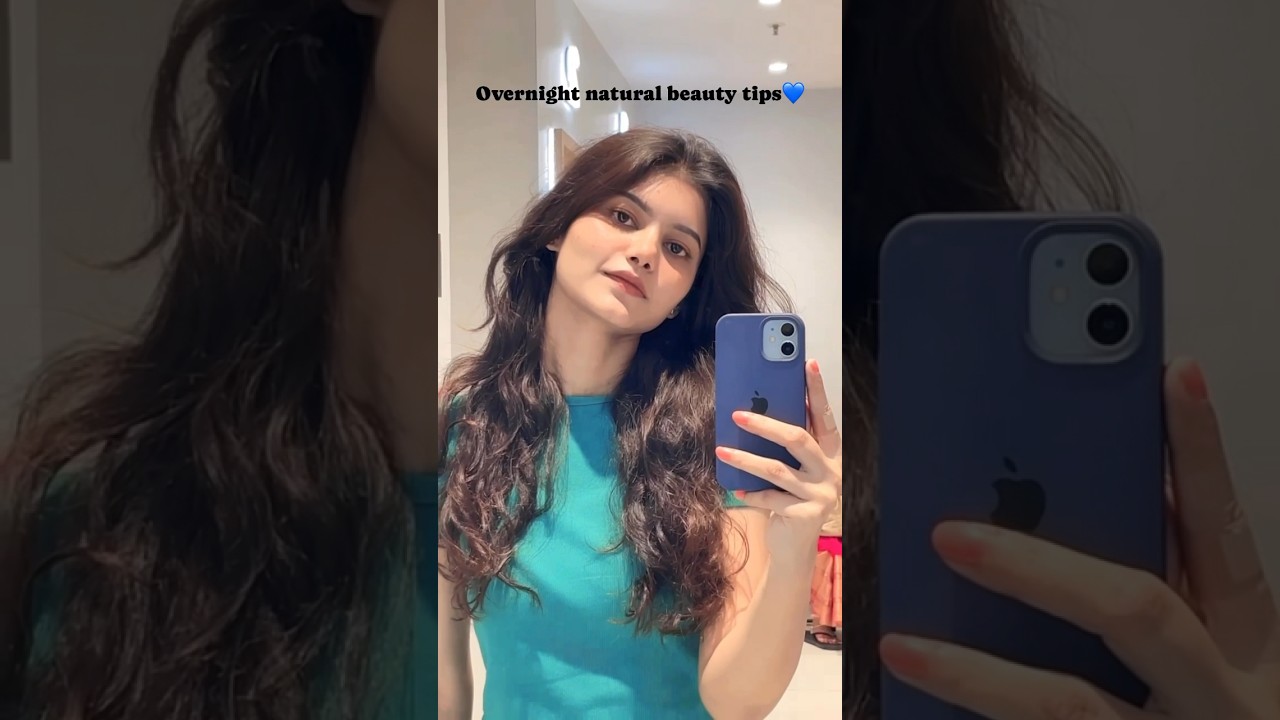 Overnight natural beauty tips✅✨ #youtubeshorts #trending