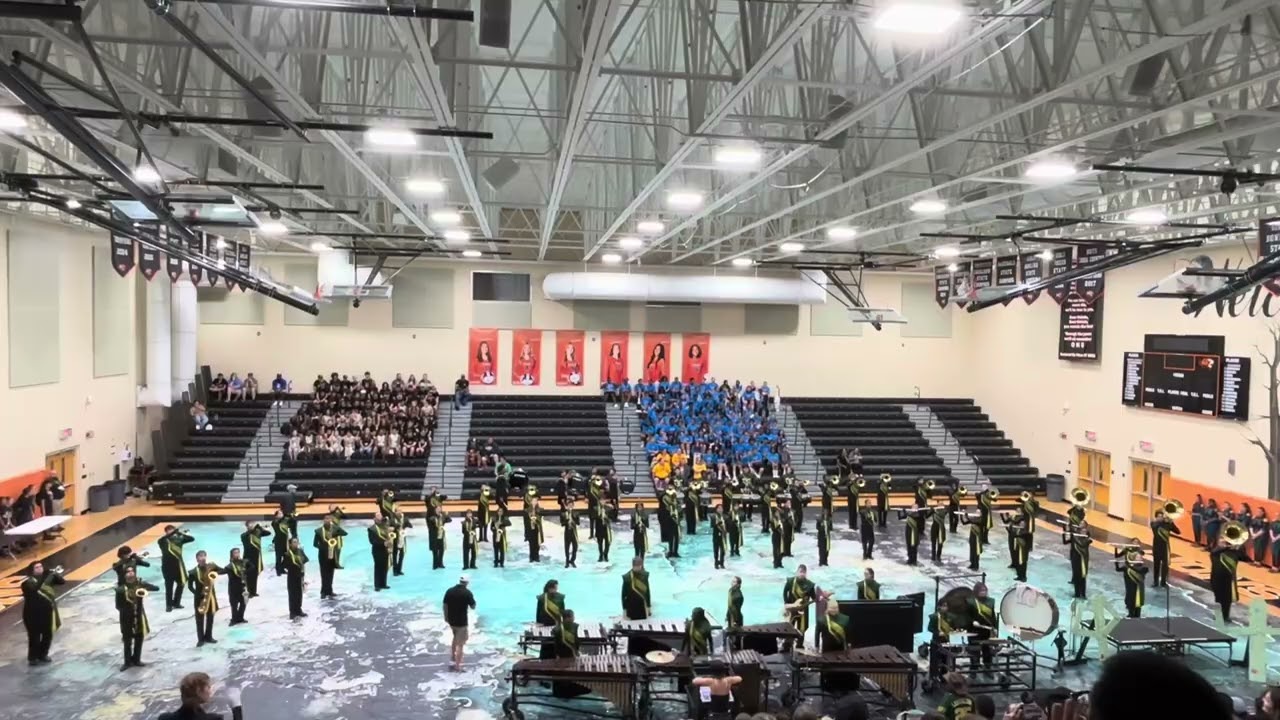 Lake Minneola HS Band&rsquo;s Marching Green And Gold @ The FFCC Outdoor 2025, Oviedo Florida, Oct 4, 2024