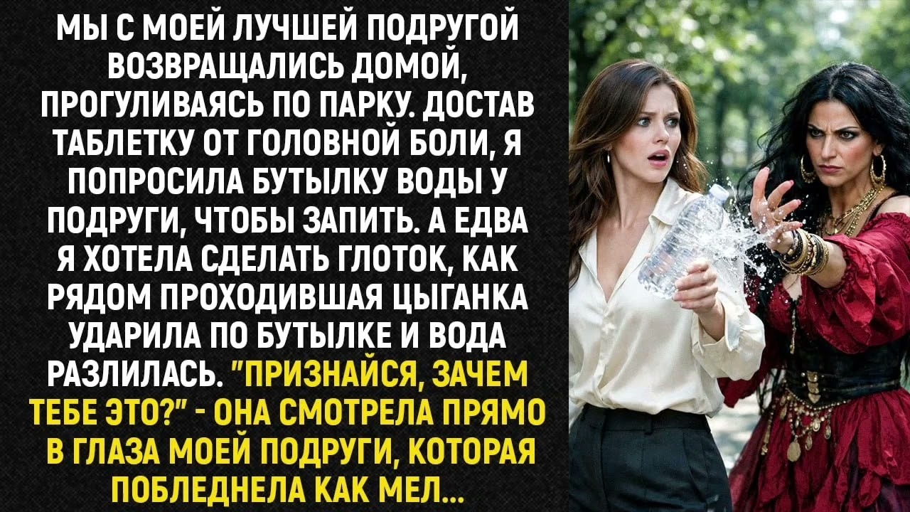 Мы с моей лучшей подругой возвращались домой, прогуливаясь по парку.Достав таблетку от головной боли