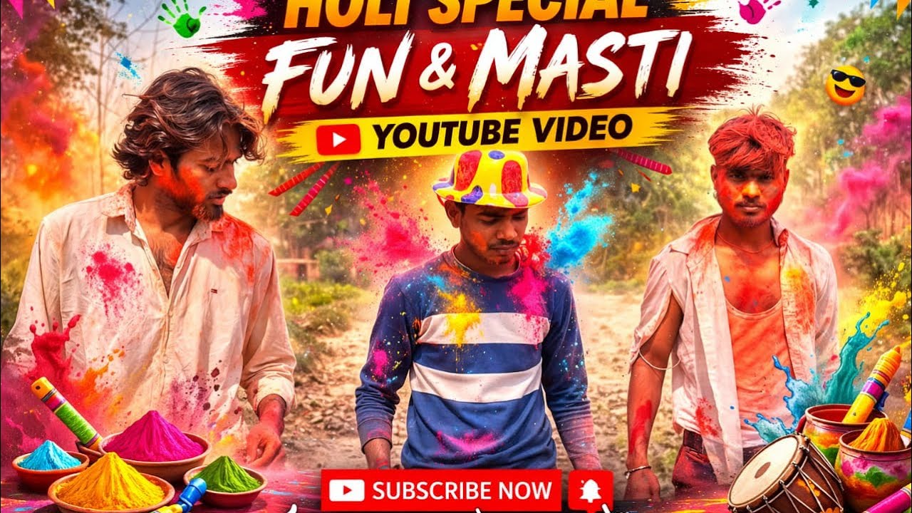 ￼ Dhuandhaar Gaon ki Holi #holi #holispecial #ytstudio3p#trending#video ￼