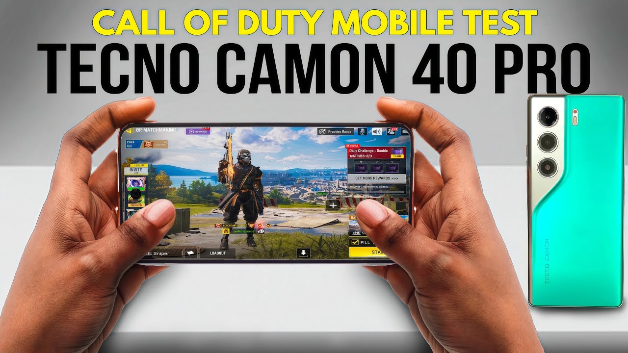 Call of duty mobile Gameplay test on TECNO CAMON 40 PRO
