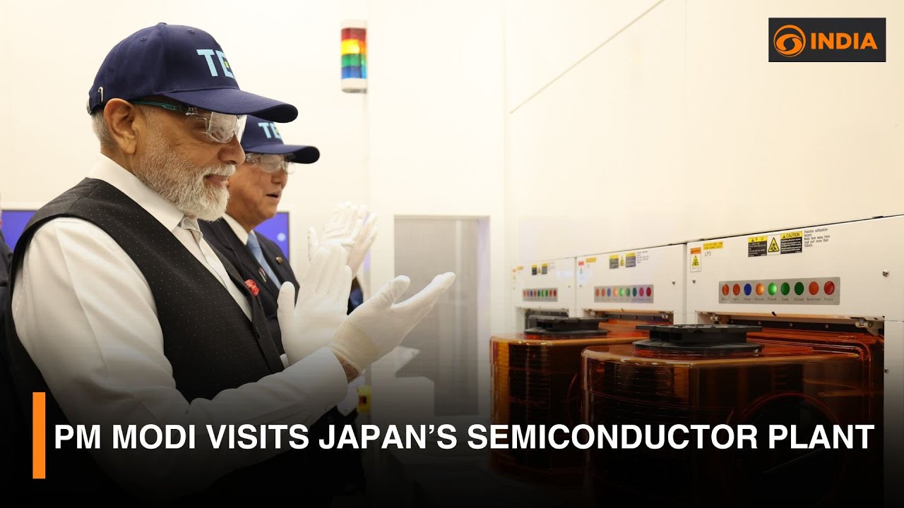 PM Modi Visits Japan&rsquo;s Semiconductor Plant | India&rsquo;s Chip Manufacturing Future | DD India