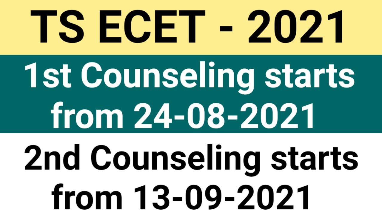 TS ECET 2021 COUNSELING SCHEDULE | TS ECET COUNSELING TO START FROM 24-08-2021 | BY SAMARDH BHARAT