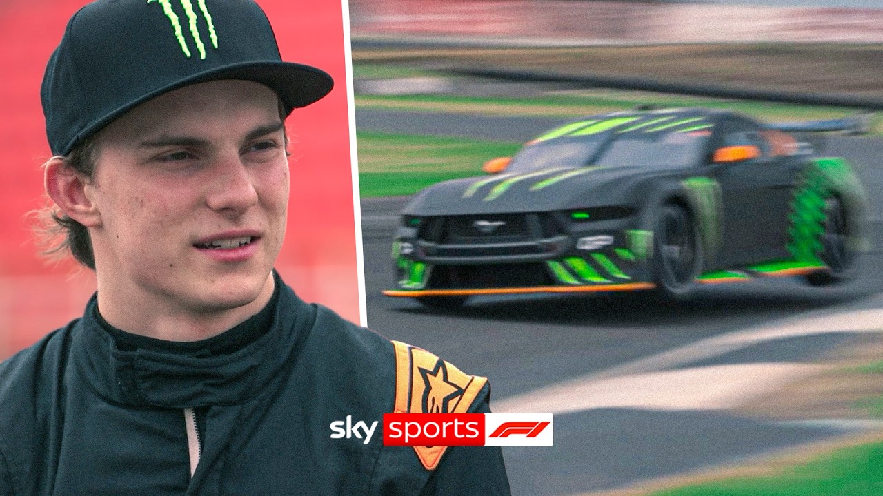 Оскар Пиастри задевает бордюр автомобиля V8 Supercar 😱