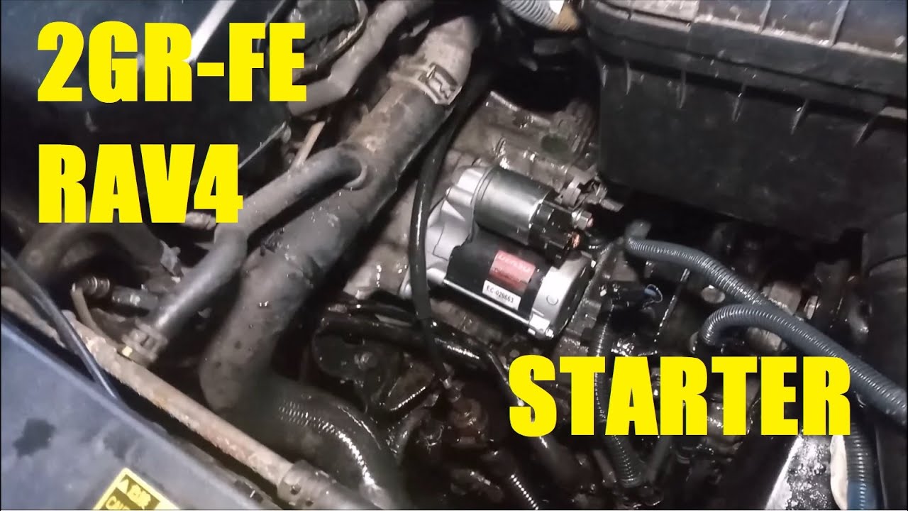 Как заменить стартер &mdash; Toyota 3,5-литровый V6 2GR-FE RAV4 Sienna Highlander Camry RX350 ES350