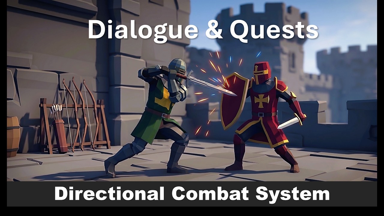Dialogue and Quests - Directional Combat System Unity3d