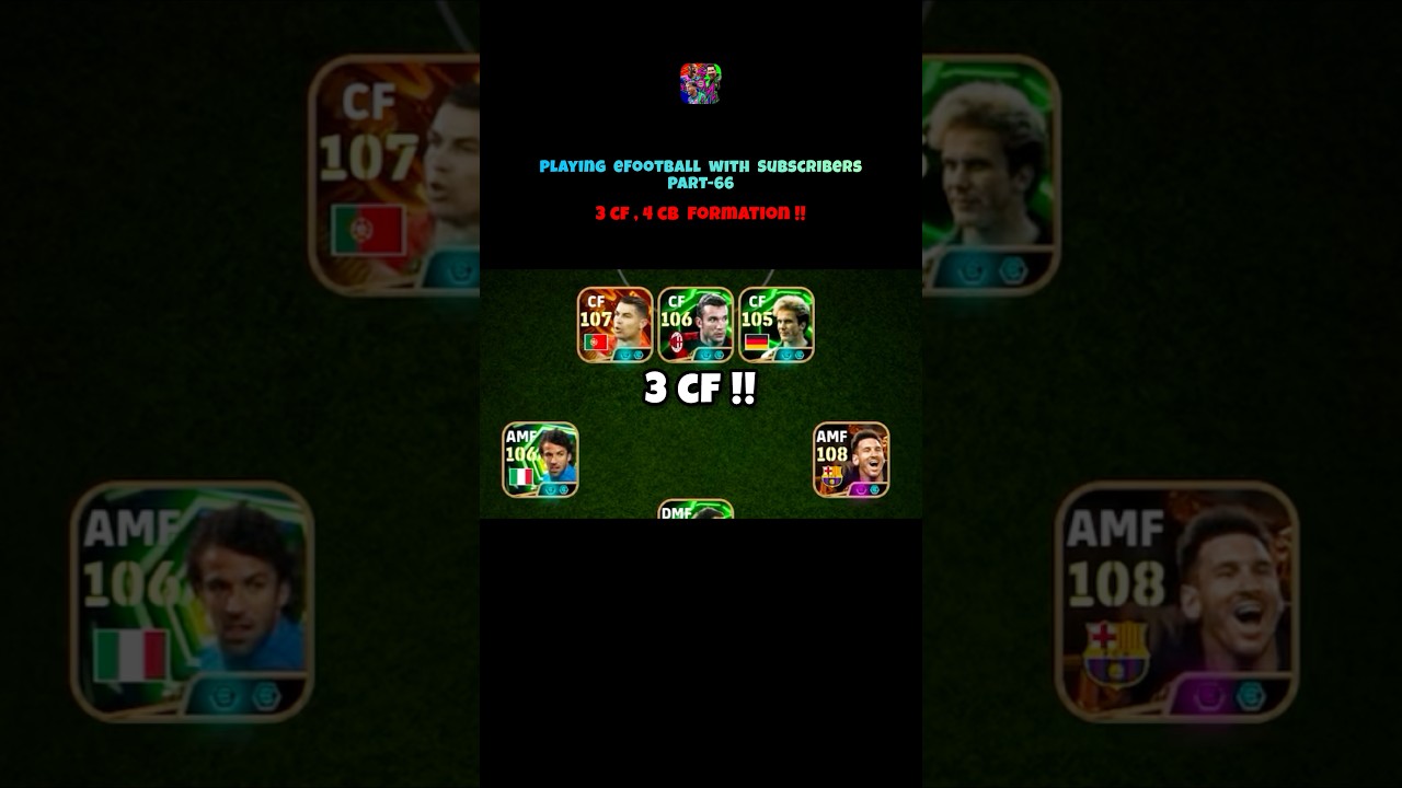 3 CF , 4 CB Formation Opponent in eFootball 🤯 !! Playing eFootball with Subscribers #efootball2026