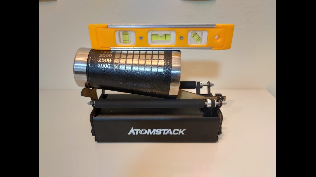 Suporte caseiro Rolo Atomstack R3