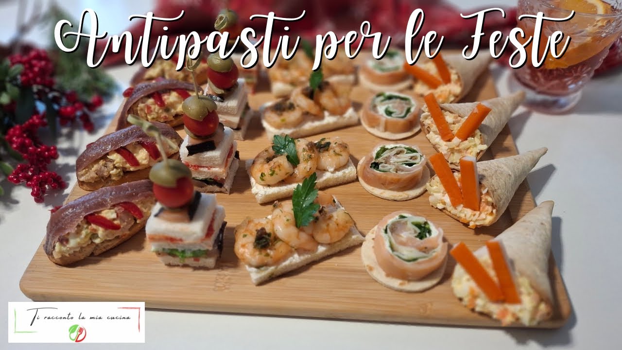 ANTIPASTI PER LE FESTE | 5 idee facili e veloci per stupire tutti