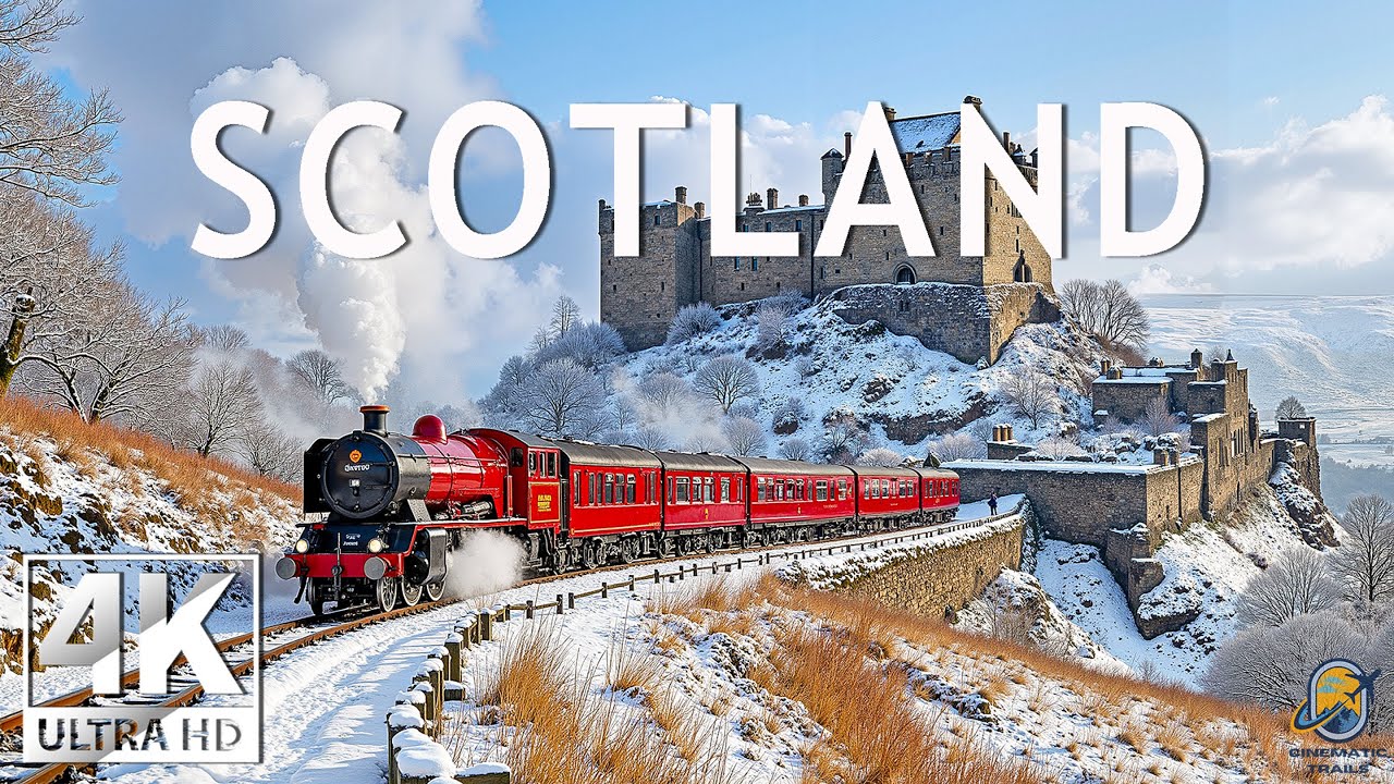 Scotland Winter 4K ❄️ Atmospheric Winter Beauty &ndash; Frosted Highlands, Quiet Lochs & Soft Mist