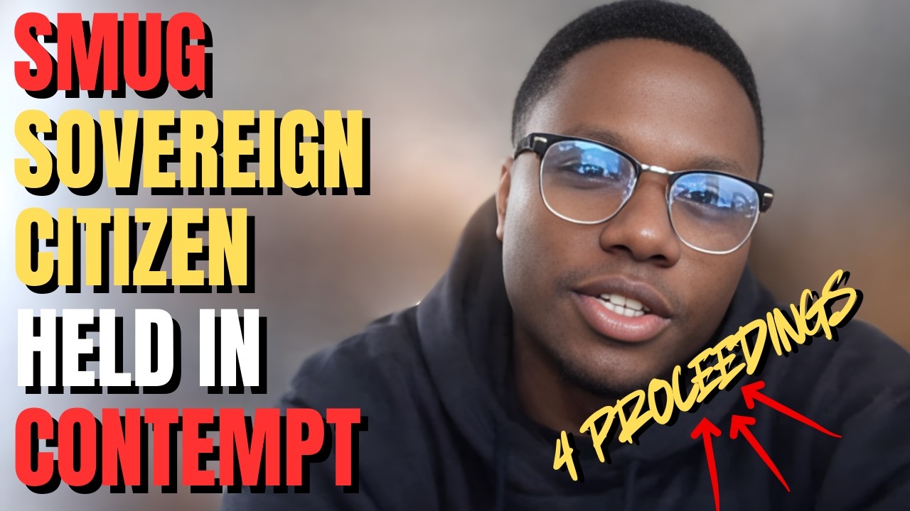 udge to Sovereign Citizen: No More Excuses—Report to Jail Now