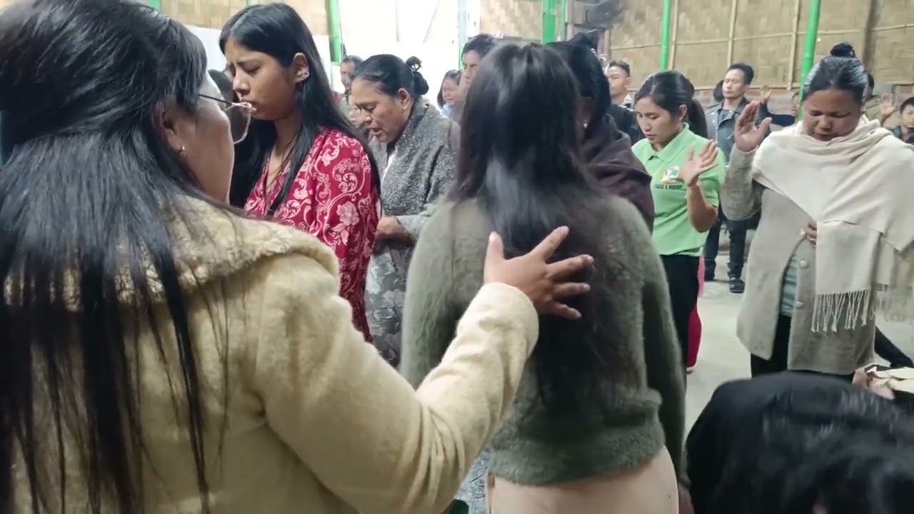 MINISTERING HEALING AT GRACE NAGAMESE FELLOWSHIP DIMAPUR NAGALAND 