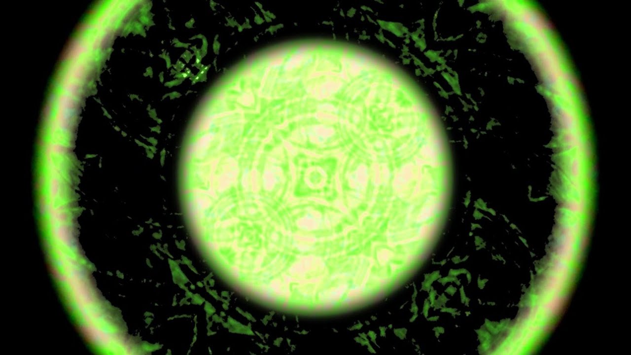 Warm White Neon Glow Sphere in Electrified Black Background Motion Graphic Art TV Screensaver