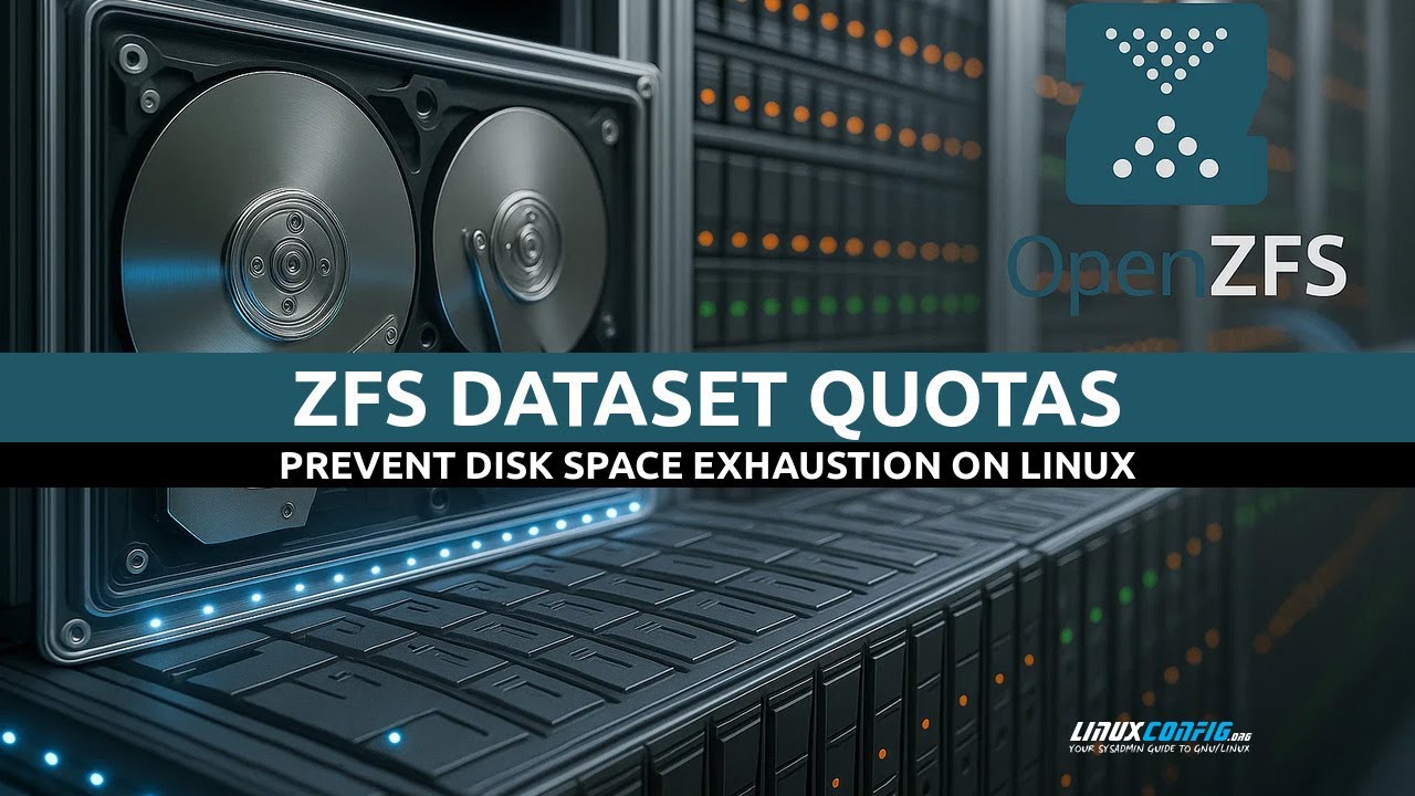 Квоты на наборы данных ZFS: предотвращение исчерпания дискового пространства в Linux