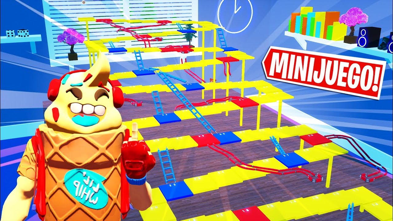 *MINIJUEGO TROLL 100% IMPOSIBLE* FINAL DE LA MUERTE 😂🍦 FORTNITE HERNY