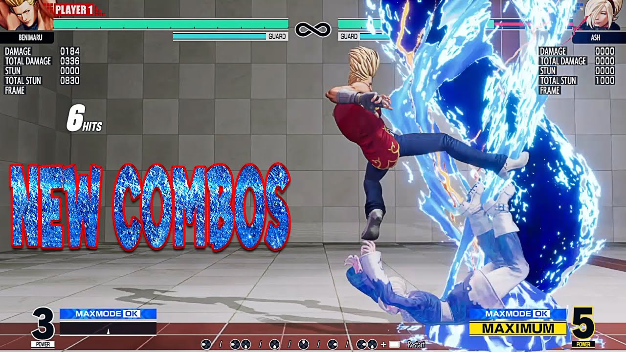 KOF XV: BENIMARU -New Combos !