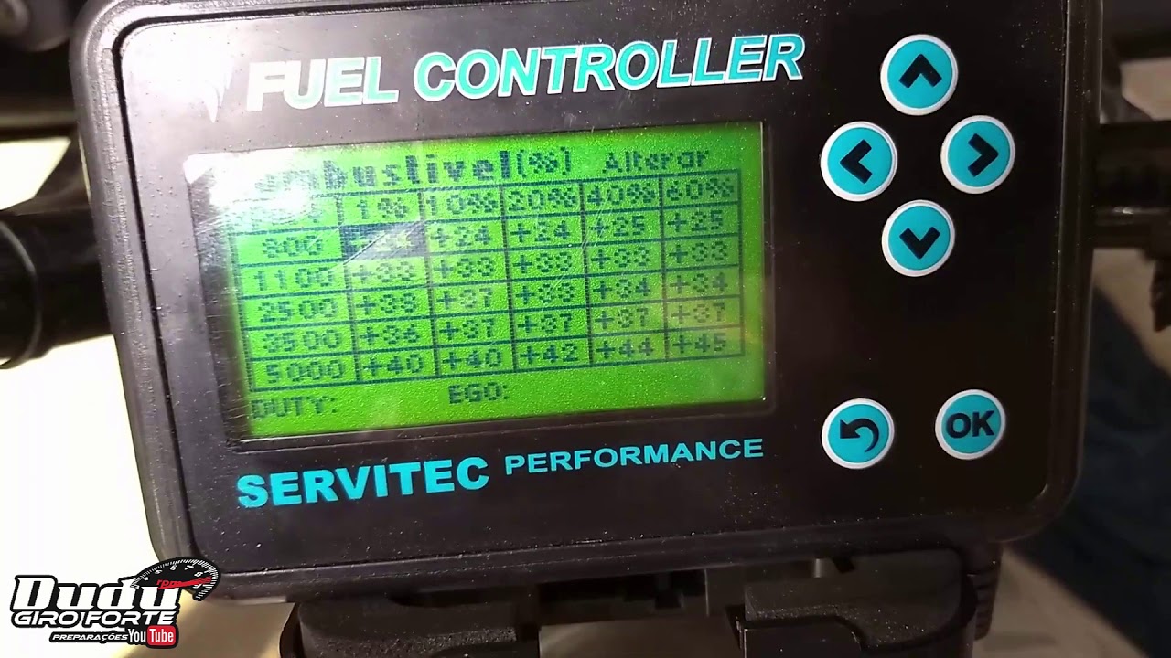 Configura&ccedil;&atilde;o   FUEL CONTROLLER importante.
