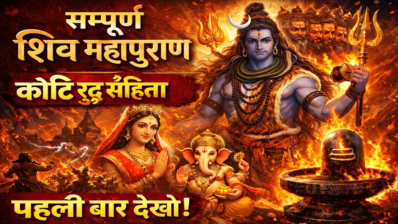 शिवपुराण श्री कोटिरुद्र संहिता सम्पूर्ण | Shri Kotirudra Sanhita Complete Vol- 04 | Shiv puran Audio