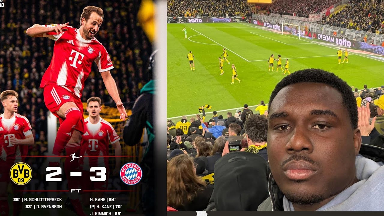 🔥INSANE Atmosphere at Dortmund vs Bayern! 😱 Signal Iduna Park Was EXPLODING!. Matchday vlog