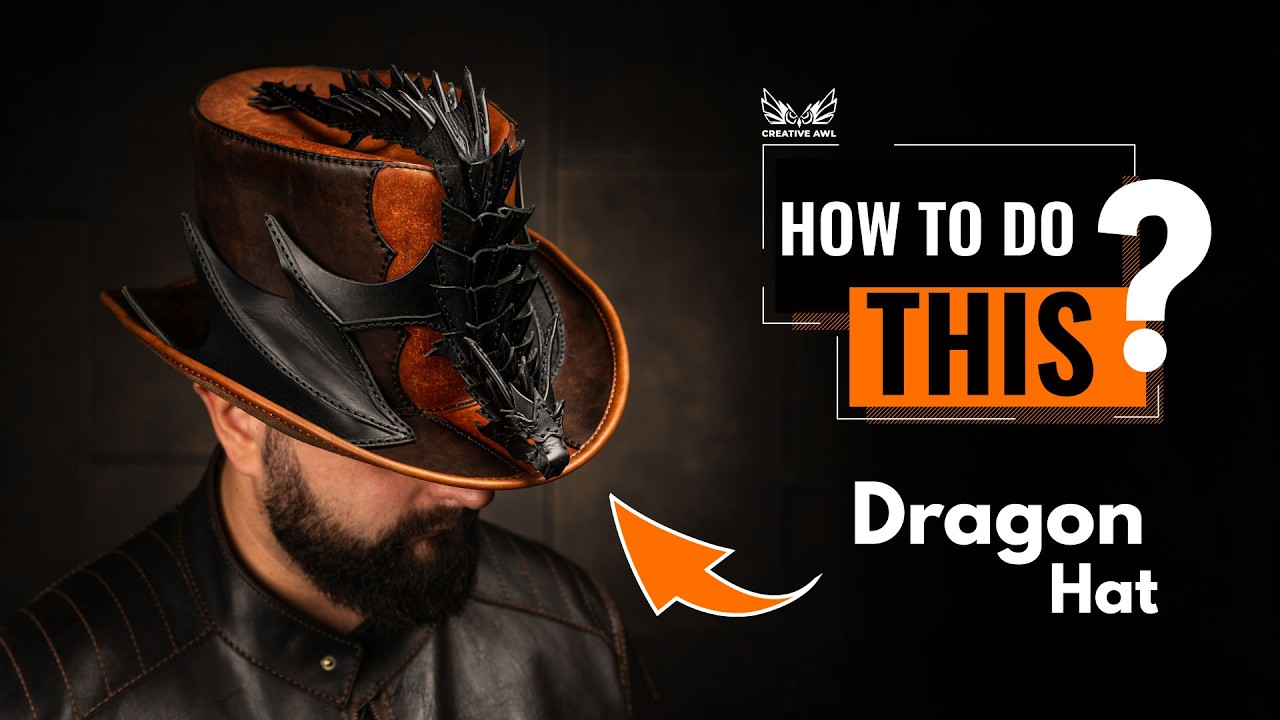 Leather Dragon Hat DIY