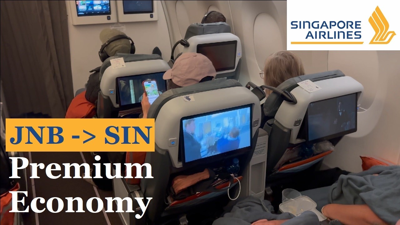 Singapore Airlines Premium Economy A350-900 - Johannesburg to Singapore 11 Hours - Trip Report #242