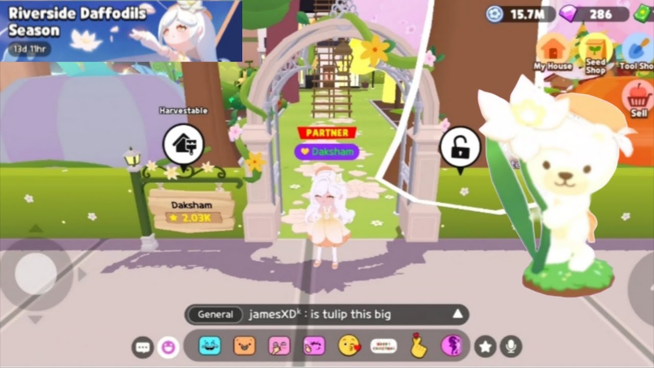 Riverside Daffodils Play Pass in Play Together! || #playtogethergame #haegin #partnerplaytogether ||
