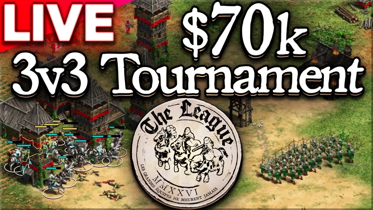 $70k 3v3 Group Stage! LY vs Wonders THE LEAGUE! (Hosted by @daniela_aoe )