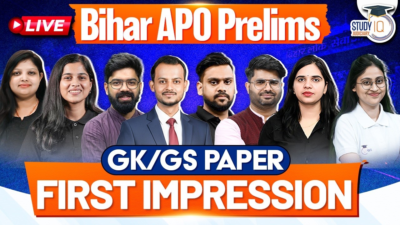 Bihar APO Prelims 2026 | GK/GS Paper Analysis & First Impression