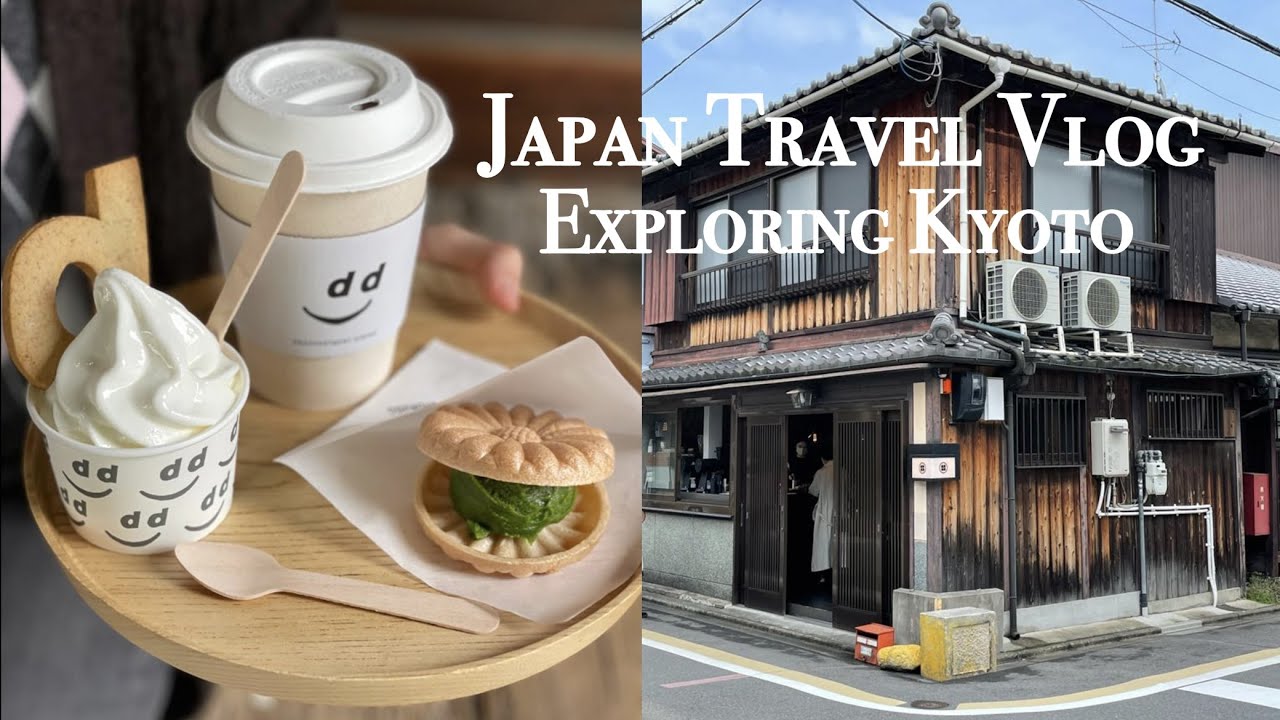 Japan Travel Vlog | Cafe Hopping in Kyoto, Vegetarian Food at Tenryuji Temple, ゴールデンウィーク旅行, 京都でカフェ巡り